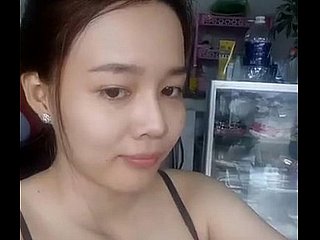 Nettes Asien auf cam