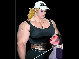 Unmasculine bodybuilding fbb bodybuilder bbw femdom