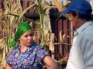 keindahan russian di ladang