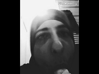 모로코 Hijabi 구강 성교 Deepthroat