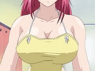 巨乳の女性が無修正三人組アニメ同人を持っています