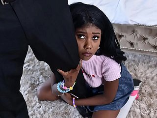 Siyah bakıcı Yakalanan Carlos'u alır - siyah porno