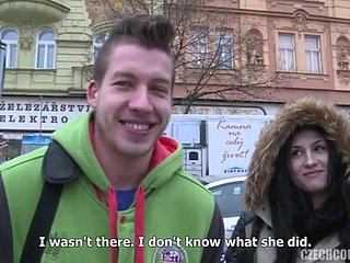 Czech foursome sex for money