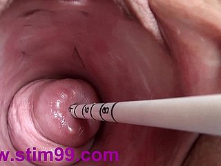 Extreme Real Serviks Fucking Insertion Jepun Bunyi dan objek dalam Rahim