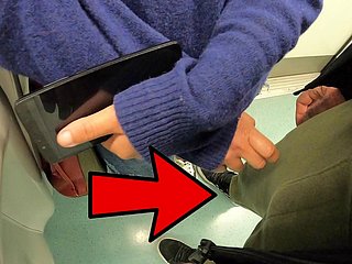 Unknown Woman Touch my Cock in Subway