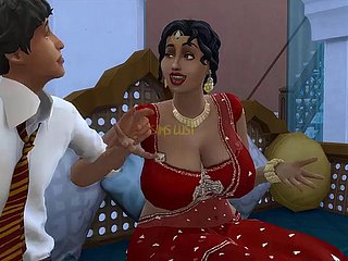 Desi Telugu Take charge Saree Aunty Lakshmi was seduced by a old crumpet - Vol 1, Affixing 1 - Wild Whims - Fro English subtitles