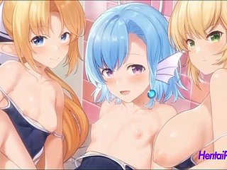 나는 Schoolyard Hentai에서 선생님을 섹스합니다
