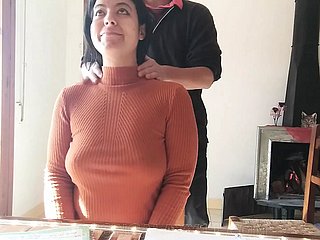 Роговой ученик с большой задницей трахается учительницей, который дает ей личные уроки