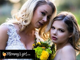 Cô gái của mẹ - phù dâu Katie Morgan Bangs Hard Shoe-brush gái riêng của cô ấy Coco Lovelock trước đám cưới của cô ấy