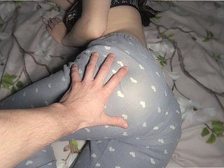 wake up, counterfeit Sister's luring arse - POV blowjob