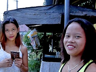 Trikepatrol Dua orang Filipina seksi jatuh cinta pada orang asing yang digantung