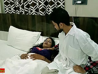 インドの医学生は美しい患者とのホットxxxセックス！ヒンディー語のウイルスセックス
