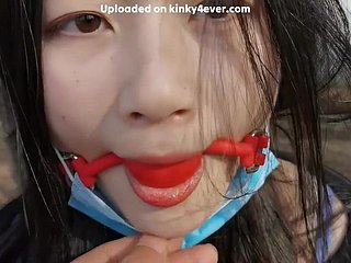 Chinese Doll Open-air Bondage Clumsy Porn