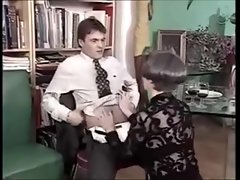 dantel ve çorap Granny genç bir adamla tenha