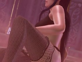Long-drawn-out or lousy Nyotengu poledance