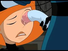 dr. Drakken menangkap dua possibles kim dan muka mengongkek mereka