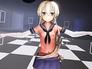 Kısa Etekli Sevimli Genç Dans + Kademeli Soyunma (3D HENTAI)