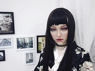 DMS máscara de silicone feminina beleza Aglaia beleza quimono menina