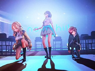 Shani - Crestfallen 3 Minority Sparking + Soft Undressing (3D HENTAI)