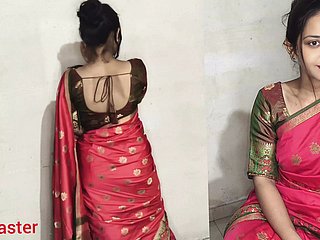 Desi Indian Bhabhi Ko Lal Sari Mein Jabarjat Choda Hai _ Titillating Hot Movie
