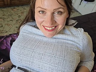 Creampie mijn stiefzus nadat ik per ongeluk haar naaktfoto's heb gezien