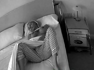 Big titted wife masturbates on stifling camera
