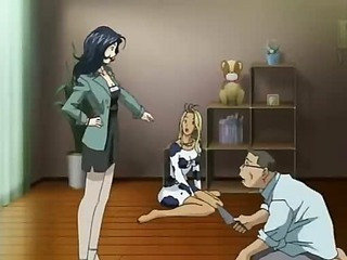 Hentai rehén fue jodido antes de multitud