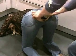 Anal Champagne-Flasche Insertion