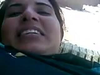 Desi Beautiful muslim Old lady Obese Pair fucked wits neighbour