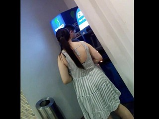 Boso Upskirt ดำจีสตริงกางเกง Faceshot