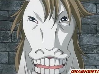 Hentai princesse avec bigboobs brutalement baisée not in good monstre cheval