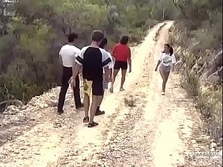 Doble anal y Gangbang groom Ildico